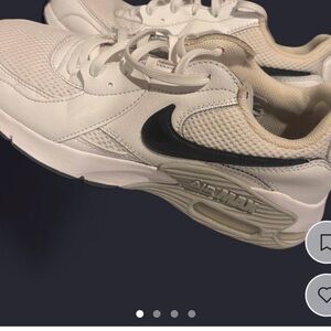 Nike Air Max Women's Athletic Shoes - White and Black